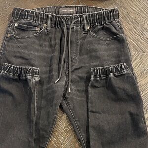 American Eagle faded black Joggers